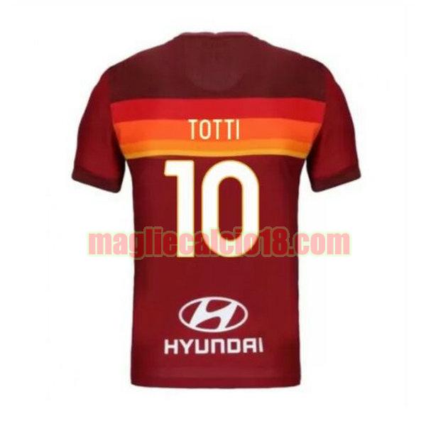 maglia as roma 2020-2021 prima totti 10