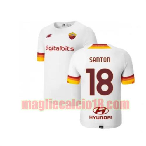 maglia as roma 2021-2022 seconda santon 18