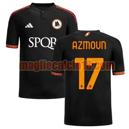 maglia as roma 2023-2024 azmoun 17 terza