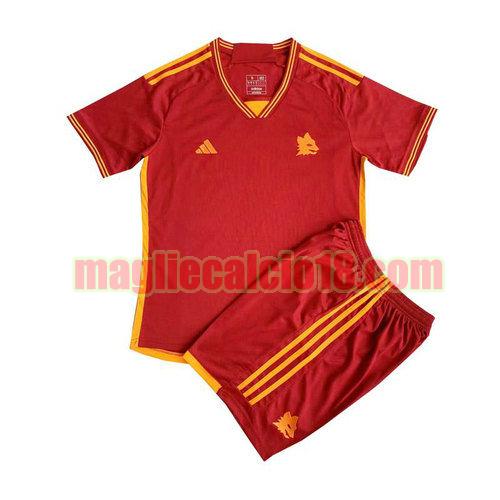 maglia as roma 2023-2024 bambino prima