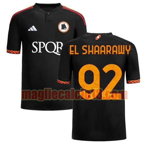 maglia as roma 2023-2024 el_shaarawy 92 terza