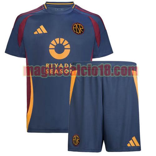 maglia as roma 2024-2025 bambino terza