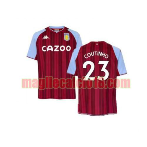 maglia aston villa 2021-2022 prima coutinho 23
