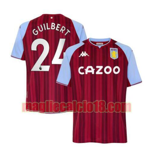 maglia aston villa 2021-2022 prima guilbert 24