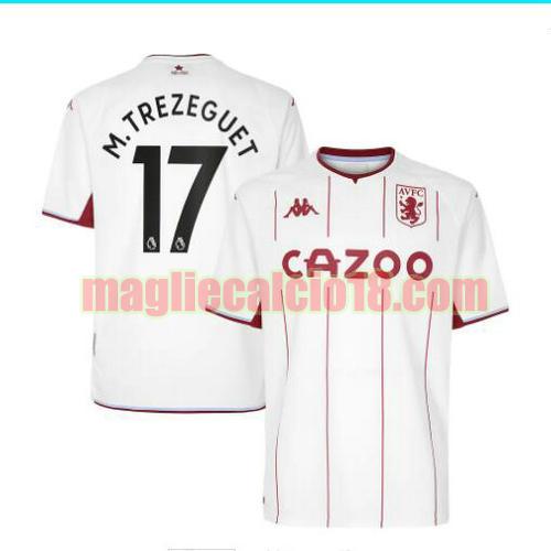 maglia aston villa 2021-2022 seconda trezeguet 17