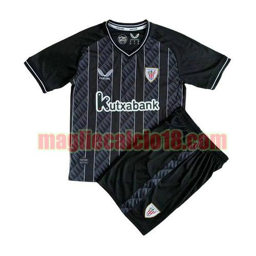 maglia athletic bilbao 2023-2024 bambino nero portiere