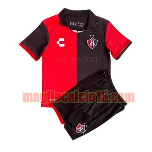 maglia atlas de guadalajara 2022-2023 special edition bambino rosso nero
