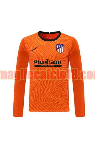 maglia atletico madrid 2020-2021 portiere arancia manica lunga
