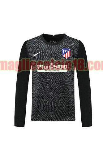 maglia atletico madrid 2020-2021 portiere nero manica lunga