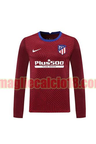 maglia atletico madrid 2020-2021 portiere rosso manica lunga