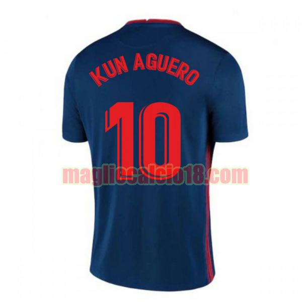 maglia atletico madrid 2020-2021 seconda kun aguero 10