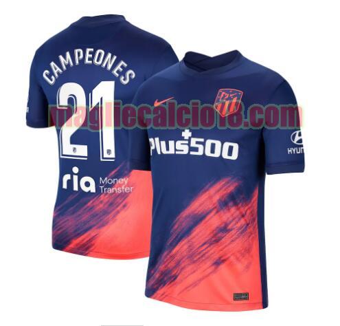 maglia atletico madrid 2021-2022 seconda campeones 21