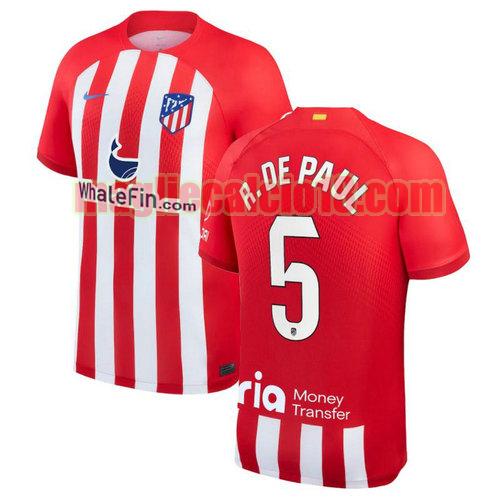 maglia atletico madrid 2023-2024 r.de paul 5 prima