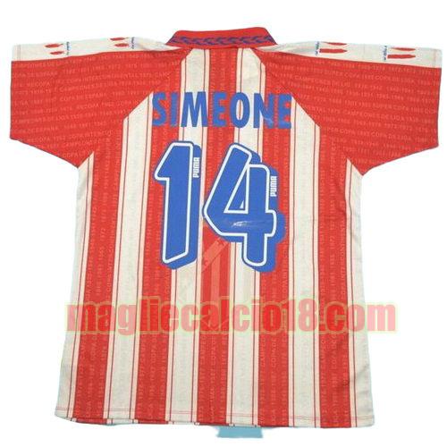maglia atlético madrid 1995-1996 prima divisa simeone 14