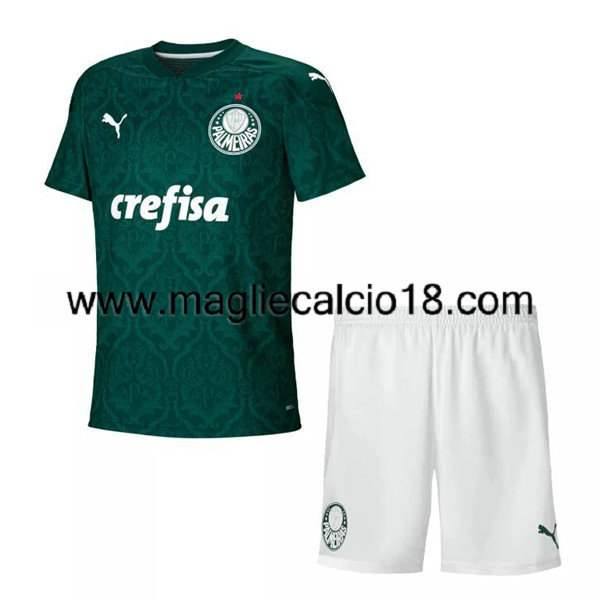 prima maglia Palmeiras bambino 2020-2021