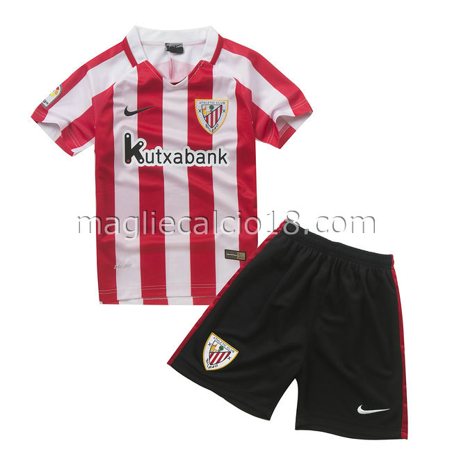 prima maglia athletic bilbao bambino 2016-2017