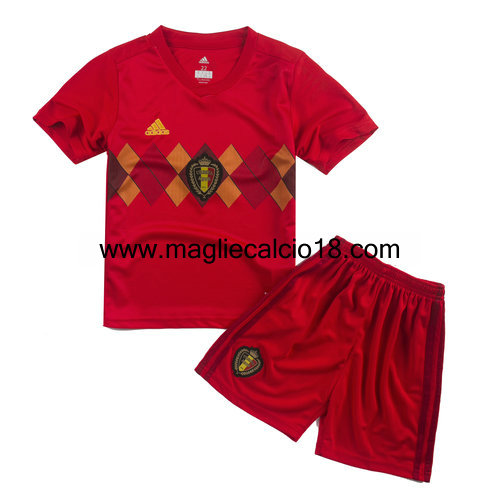 prima maglia belgio bambino 2018-2018