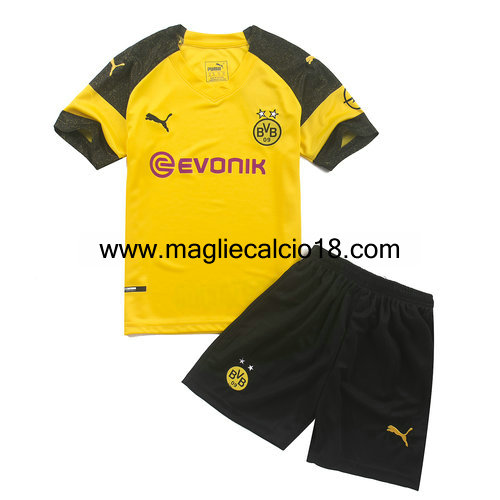 prima maglia borussia dortmund bambino 2018-2019