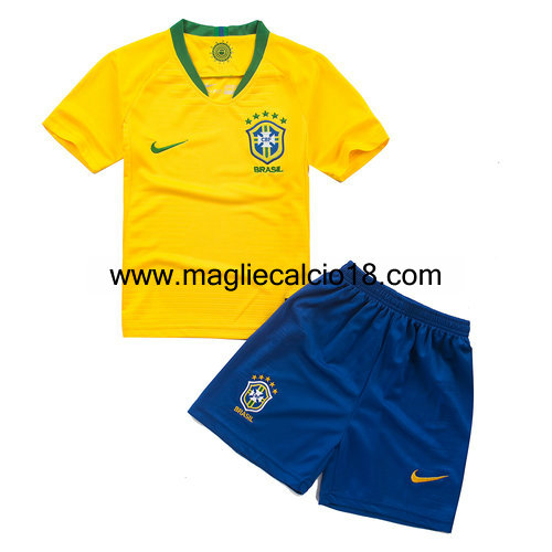 prima maglia brasile bambino 2018-2018