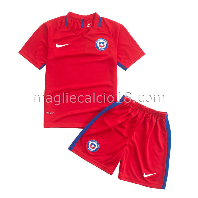 prima maglia chile bambino 2016-2017