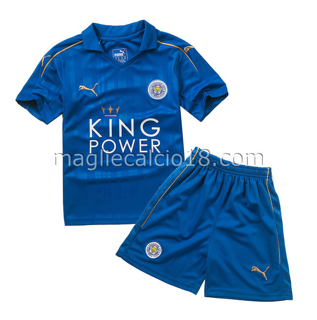 prima maglia leicester city bambino 2016-2017
