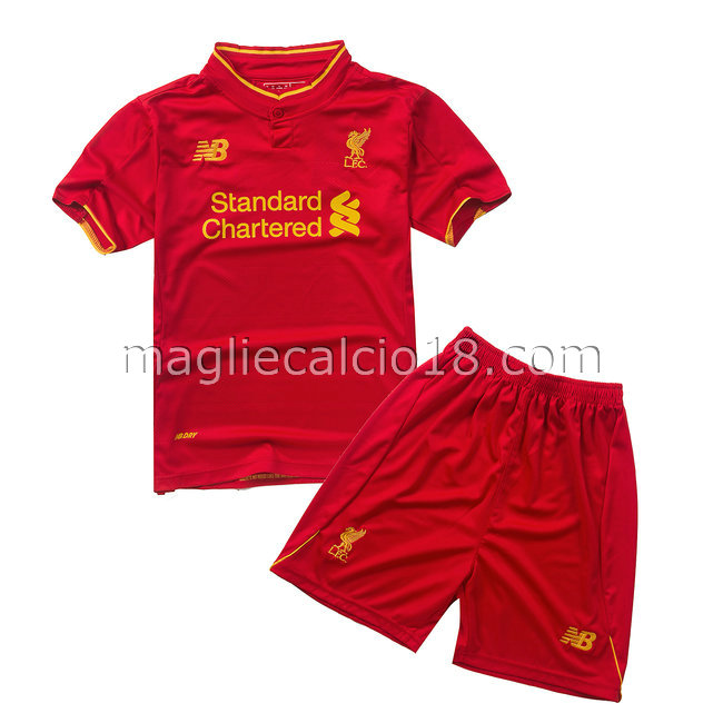 prima maglia liverpool bambino 2016-2017