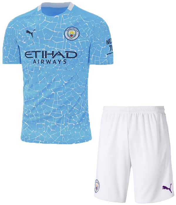 prima maglia manchester city bambino 2020-2021