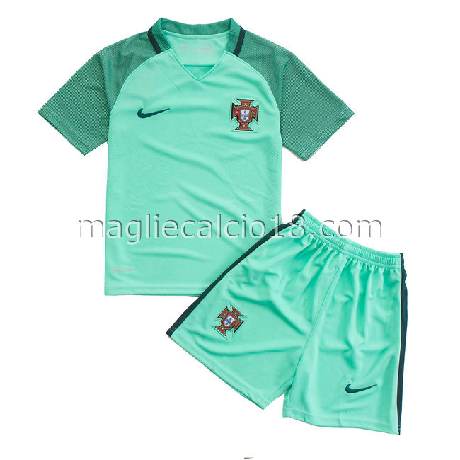seconda maglia portogallo bambino 2016-2017