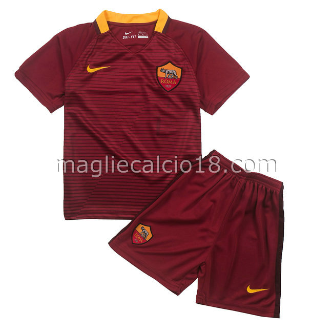 prima maglia roma bambino 2016-2017