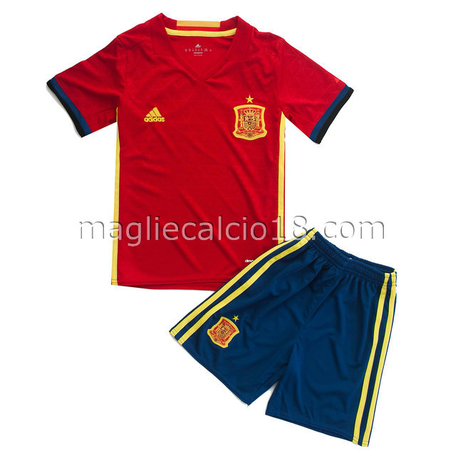 prima maglia spagna bambino 2016