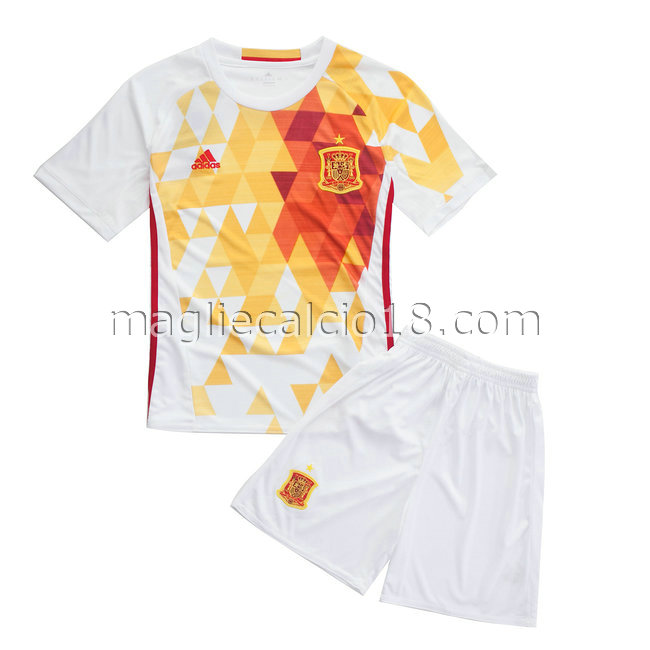 seconda maglia spagna bambino 2016