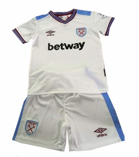 seconda maglia west ham united bambino 2019-2020