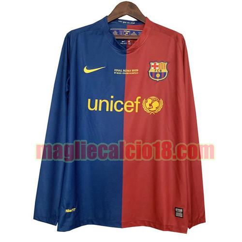 maglia barcellona 2008-2009 manica lunga prima