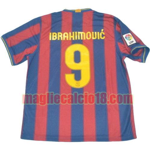 maglia barcellona 2009-2010 prima divisa ibrahimouic 9