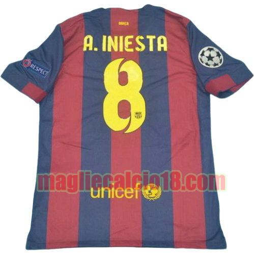 maglia barcellona 2014-2015 prima divisa a.iniesta 8