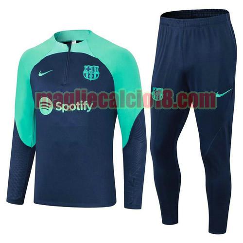 maglia barcellona 2023-2024 blu verde a231136
