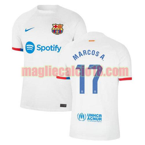 maglia barcellona 2023-2024 marcos 17 a seconda