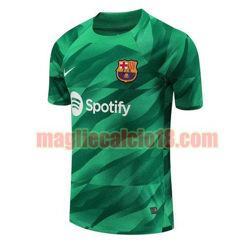 maglia barcellona 2023-2024 verde thailandia portiere
