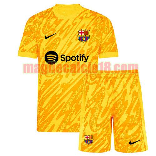 maglia barcellona 2024-2025 giallo bambino portiere