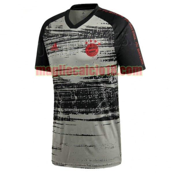 maglia bayern munich 2020-2021 bianca nero pre match