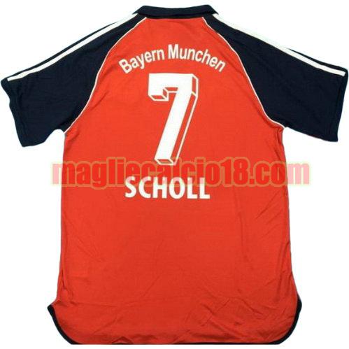 maglia bayern münchen 2000-2001 prima divisa scholl 7