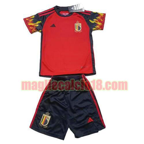 maglia belgio 2022 prima bambino