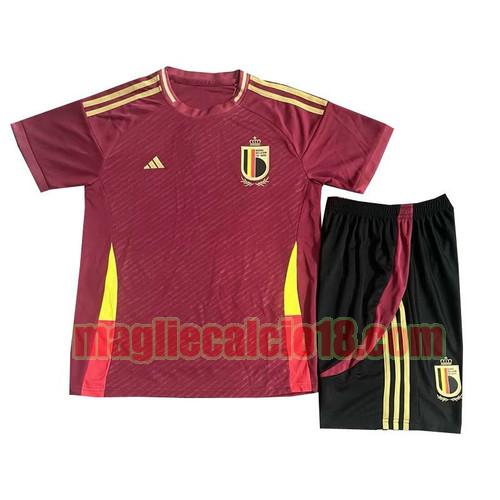 maglia belgio 2024 bambino prima