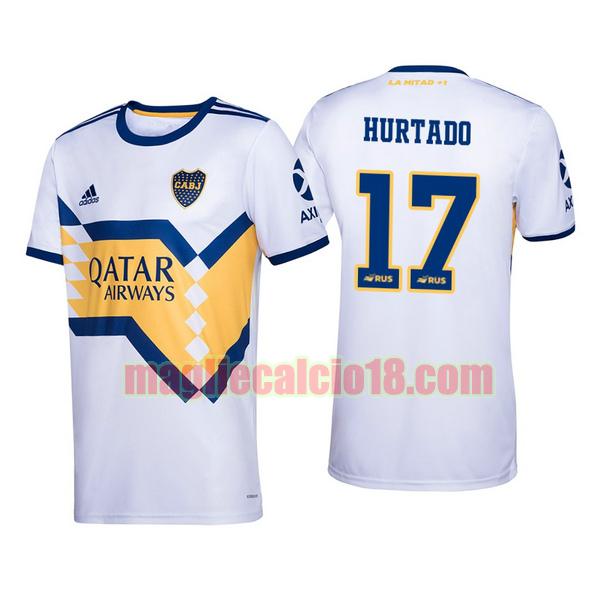 maglia boca juniors 2020-2021 seconda jan carlos hurtado 17