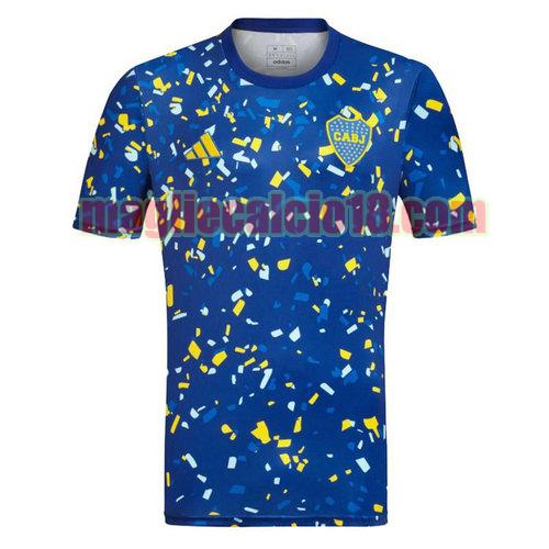 maglia boca juniors 2023-2024 blu pre-match