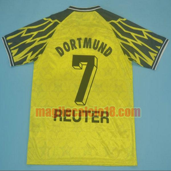 maglia borussia dortmund 1994-1995 prima divisa gialloreuter 7