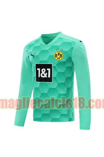 maglia borussia dortmund 2020-2021 portiere verde manica lunga