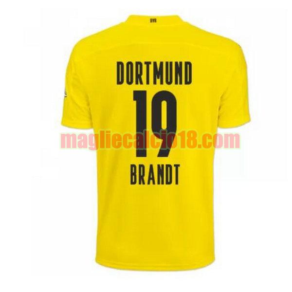 maglia borussia dortmund 2020-2021 prima brandt 19
