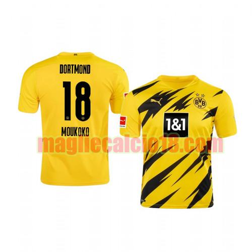 maglia borussia dortmund 2020-2021 prima youssoufa moukoko 18