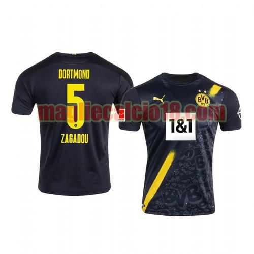 maglia borussia dortmund 2020-2021 seconda dan-axel zagadou 5